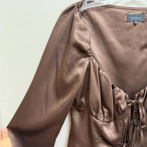Majorelle Waldorf Top in Chocolate Brown Size M - Picture 4 of 8